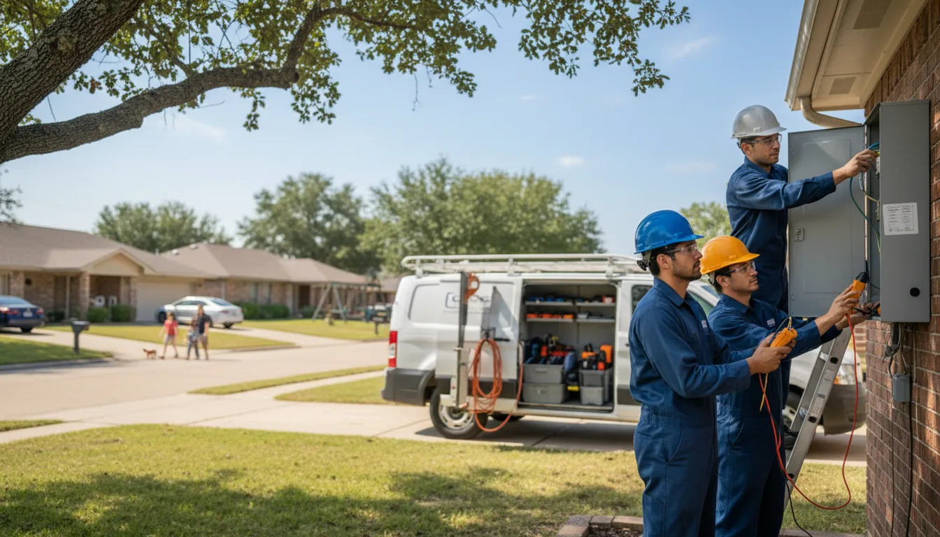 Certified electrician providing emergency electrical services in Greensburg, IN